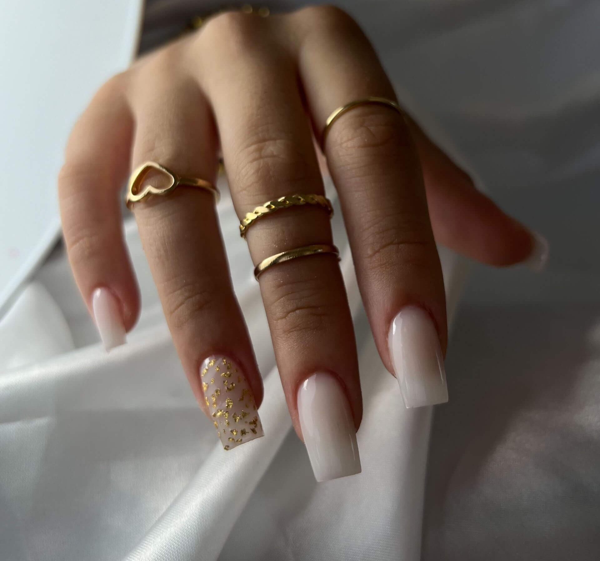 Pose complète gel S/M french/nail art