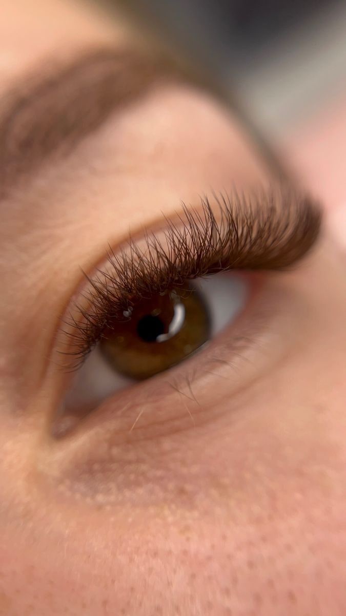 Pose doux volume marron